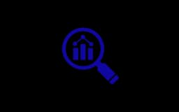 Research and analysis icon